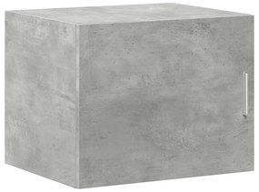 Ντουλάπι Αποθήκευσης Στενό Γκρι 50x42,5x225 εκ. Επεξεργ. Ξύλο - Γκρι