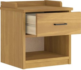 VidaXL Πάγκος διαδρόμου "SANDNES" 45x40x50 εκ.Πεύκο μασίφ ξύλο