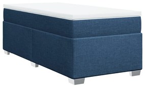 ΚΡΕΒΑΤΙ BOXSPRING ΜΕ ΣΤΡΩΜΑ ΜΠΛΕ 80X200 ΕΚ. ΥΦΑΣΜΑΤΙΝΟ 3285094