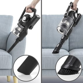 TROTEC Ασύρματη 25,2 V Ηλεκτρική Σκούπα Στικ VC 155 E 150W  – Ανθρακί