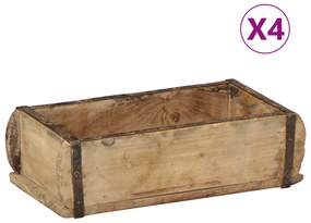 vidaXL Δίσκοι 4 τεμ 30x15x9 εκ. Στραντ ξύλο ανακύκλωσης