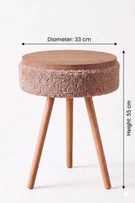 Βοηθητικό Τραπεζάκι Μπεζ MAMAER 33x55