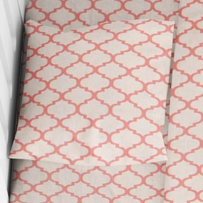 Βρεφική Μαξιλαροθήκη Dimcol Windows White-Coral 161