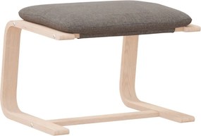 vidaXL Υποπόδιο Taupe 51 x 41 x 40 εκ. Υφασμάτινο