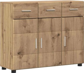 vidaXL Πλαϊνό γραφείο FLORIN 88,5 x 30,5 x 73 εκ Artisan Oak