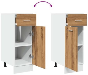 Συρτάρι κάτω ντουλάπι Artisan Oak Κατασκευασμένο ξύλο - Καφέ