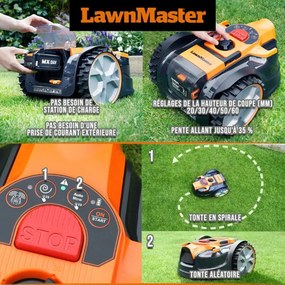 Ρομποτική χορτοκοπτική μηχανή LawnMaster