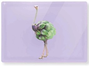 Επιφάνεια Κοπής Μykonos Artichoke WD814CΑR 20x30cm Multi WD Lifestyle Γυαλί