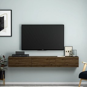 Έπιπλο Τηλεόρασης Καρυδί PROISIS 180x31.4x26