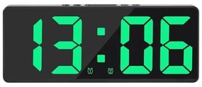 Ψηφιακό ρολόι - Ξυπνητήρι - 6628 - 466288 - Green Light-466288_g