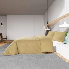 Σετ Παπλωματοθήκης Taupe 220x240 εκ. Βαμβακερό - Μπεζ-Γκρι