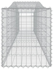 vidaXL Συρματοκιβώτια Τοξωτά 15 τεμ. 400x50x60/80 εκ. Γαλβαν. Ατσάλι