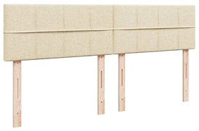 ΚΡΕΒΑΤΙ BOXSPRING ΜΕ ΣΤΡΩΜΑ ΚΡΕΜ 180X200 ΕΚ. ΥΦΑΣΜΑΤΙΝΟ 3285972