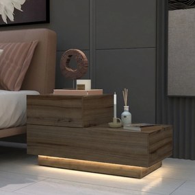 Κομοδίνο Αντίκα Καρυδί FETAZA 70x38.3x35