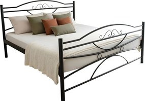 Κρεβάτι Ramon-140x190-Μαύρο-Με ποδαρικό