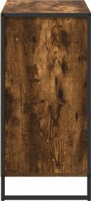 vidaXL Βοηθητικό ντουλάπι Καπνιστό Δρύς 79 x 36 x 75 εκ