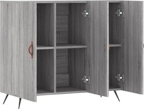vidaXL Ντουλάπι Γκρι Sonoma 90 x 34 x 80 εκ. από Επεξεργασμένο Ξύλο