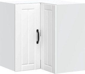 VidaXL Γωνιακό ντουλάπι τοίχου κουζίνας "Lucca" High Gloss White