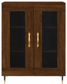 vidaXL Ντουλάπι Καφέ Δρυς 69,5 x 34 x 90 εκ. Επεξεργασμένο Ξύλο