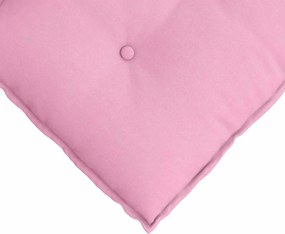 vidaXL Μαξιλάρι Πλάτης Ροζ 140 x 19 x 50 εκ ύφασμα