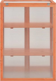vidaXL Θερμοκήπιο 75 x 47 x 109 εκ. Ξύλινο