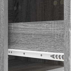 vidaXL Ντουλάπι με Συρτάρια 33 x 34,5 x 90 εκ Επεξεργασμένο Ξύλο