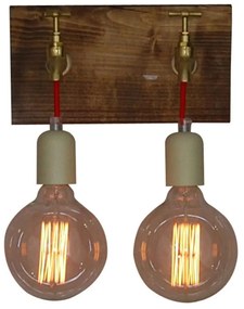 Φωτιστικό Τοίχου - Απλίκα HL-079-2W 77-2869 Hikari Beige Homelighting Metal