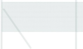 vidaXL Εξάγωνος Φράχτης Γκρίζος Πράσινο 0.5 x 50 μ. Ατσάλι