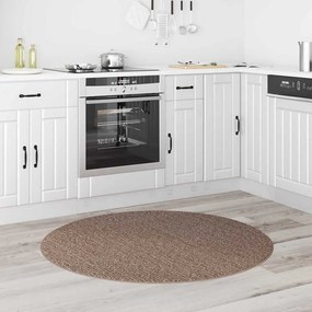 vidaXL Χαλί Καφέ 120 x 120 cm Πολυπροπυλένιο