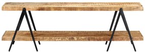 vidaXL Έπιπλο Τηλεόρασης 160 x 40 x 50 εκ. από Μασίφ Ξύλο Μάνγκο
