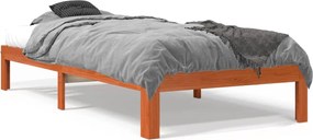 vidaXL Σκελετός Κρεβ. Χωρίς Στρώμα Καφέ Κεριού 90x190 εκ Μασίφ Πεύκο