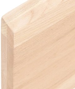 vidaXL Ράφι Τοίχου 40 x 10 x 4 εκ. από Ακατέργαστο Μασίφ Ξύλο Δρυός