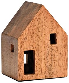 Ξύλινο Διακοσμητικό Σπίτι με διαστάσεις 12x8x9cm