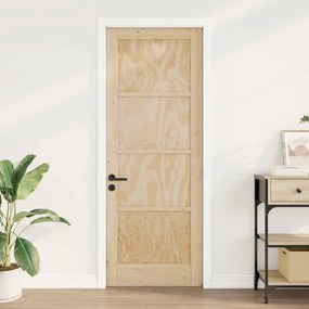 vidaXL Εσωτερική Πόρτα Καφέ 78 x 211 εκ Κόντρα πλακέ