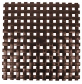 Πατάκι Αντιολισθητικό Plexo 00266.012 Brown 54Χ54 54x54cm PVC