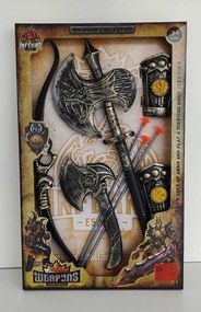 Σετ αρχαίου πολεμιστή με πανοπλία και αξεσουάρ - 205-13 - 917278