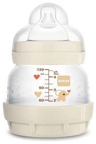 Μπιμπερό Easy Start Anti-Colic Better Together 353SU 130ml 0+ Μηνών Linen Mam 130ml Σιλικόνη,Πλαστικό