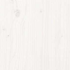vidaXL Πλαίσιο Κρεβατιού Λευκό 160 x 200 εκ. από Μασίφ Ξύλο Πεύκου