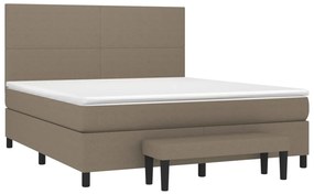 ΚΡΕΒΑΤΙ BOXSPRING ΜΕ ΣΤΡΩΜΑ TAUPE 180X200 ΕΚ. ΥΦΑΣΜΑΤΙΝΟ 3136457