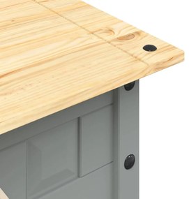 vidaXL Τραπέζι Σαλονιού Μεξικ. Στιλ Corona Γκρι 100x55x44 εκ. Πεύκο