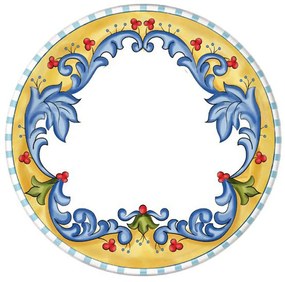 Πιάτο Ρηχό (Σετ 6Τμχ) 280TMA1604 26cm Multi Hermia Ceramic