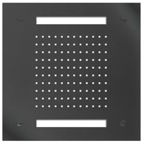 Almar Black Brushed PVD Κεφαλή Χρωματοθεραπείας εντοιχισμού οροφής 1 ροής