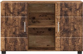 VidaXL Πλαϊνό γραφείο FLORIN 88,5 x 30,5 x 55,5 εκ Παλιό ξύλο