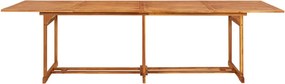 vidaXL Σετ Τραπεζαρίας Κήπου 13 Τεμαχίων 280x90x75 εκ. Μασίφ Ακακία