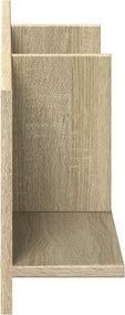 vidaXL Ντουλάπι Τοίχου Sonoma Δρυς 100x16,5x30 εκ. Επεξεργασμένο Ξύλο