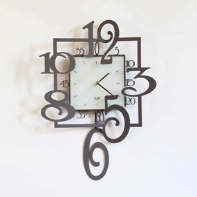 Amos εκκρεμές μεταλλικό ρολόι τοίχου 50Χ38 /Arti e Mestieri