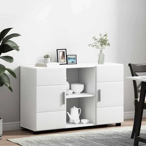 vidaXL Πλαϊνό γραφείο FLORIN 88,5 x 30,5 x 55,5 εκ Λευκό