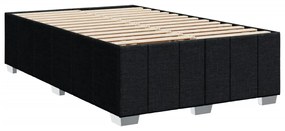 ΚΡΕΒΑΤΙ BOXSPRING ΜΕ ΣΤΡΩΜΑ ΜΑΥΡΟ 120X190 ΕΚ. ΥΦΑΣΜΑΤΙΝΟ 3291602