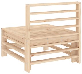 vidaXL Καναπέδες Κήπου Μεσαίοι 2 τεμ. από Μασίφ Ξύλο Πεύκου