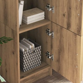 vidaXL Γραφείο Artisan Oak 133.5 x 50 x 124 εκ. 2 τμχ.